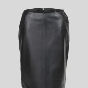 Black Leather Pencil Skirt – Sleek & Timeless Style for Women