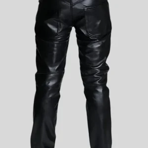 Men’s Black Leather Pants – Premium Stylish Fit