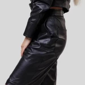 Premium Genuine Leather Shorts for Women – Chic & Timeless Style